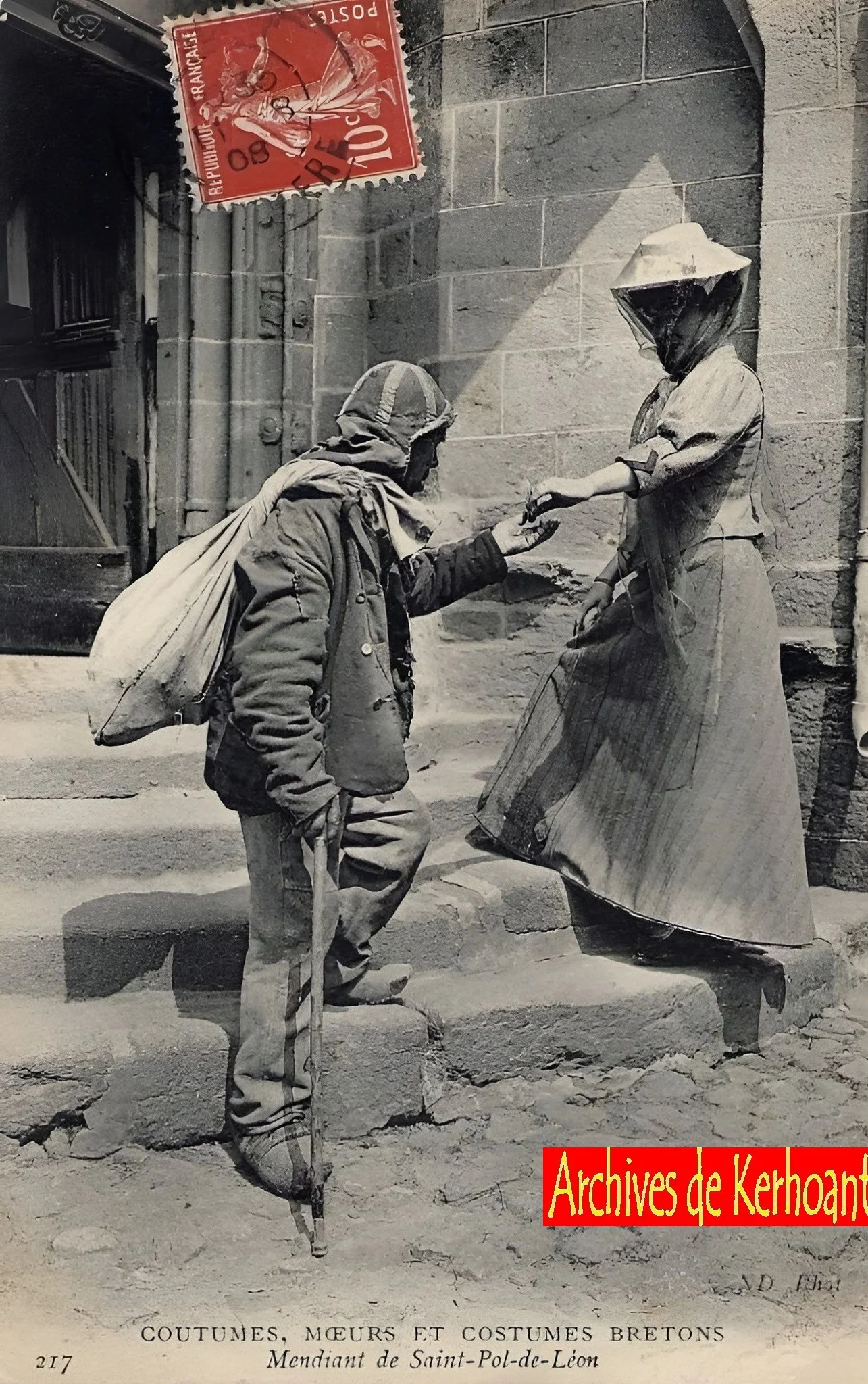 Mendiant en calaboussen